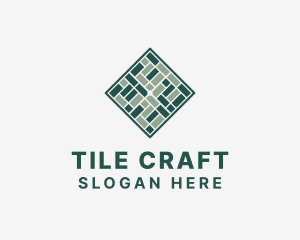 Floor Pavement Tile logo design