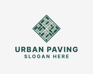 Pavement - Floor Pavement Tile logo design