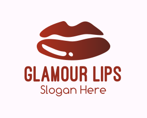 Red Lips Cosmetics logo design