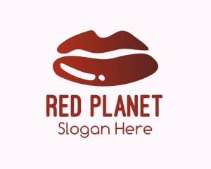 Red Lips Cosmetics logo design