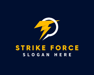 Strike - Lightning Messaging App logo design