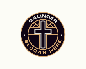 Pastoral - Religious Worship Cross logo design