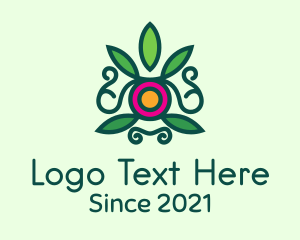 Biological - Fancy Garden Plant logo design