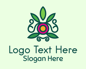 Fancy Garden Plant  Logo