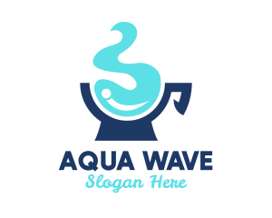 Blue Water Cup logo design