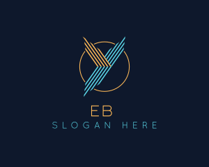 Business - Linear Letter Y Badge logo design