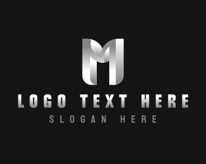 Corporation - 3D Business Letter M logo design