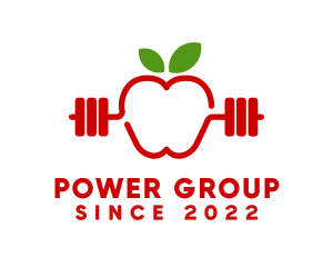 Gym - Vegan Apple Diet logo design