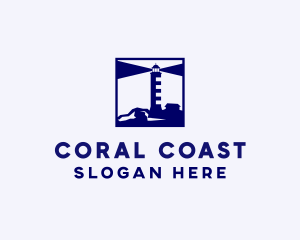 Coast Guard Lighthouse logo design