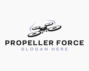 Propeller - Aerial Drone Propeller logo design