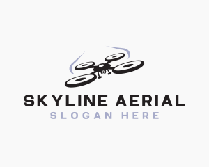 Aerial Drone Propeller logo design