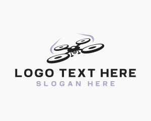 Aerial Drone Propeller Logo