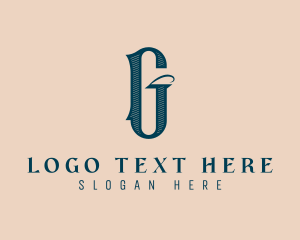 Letter G - Serif Classic Hotel logo design