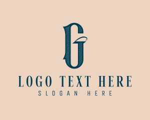 Boutique Hotel Letter G Logo