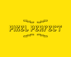 Retro Cyber  Pixel logo design