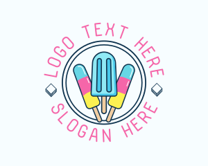 Cooler - Popsicle Ice Cream logo design
