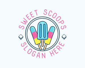Ice Cream - Popsicle Ice Cream logo design