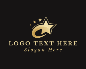 Event Planner - Swoosh Entertainment Star logo design