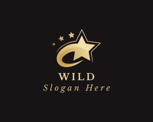 Business - Swoosh Entertainment Star logo design