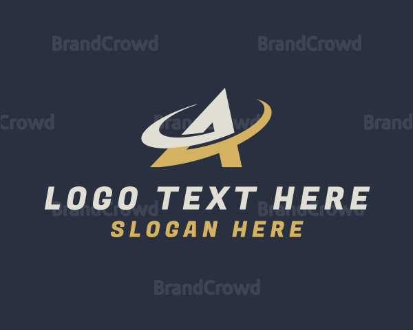 Business Ellipse Letter A Logo