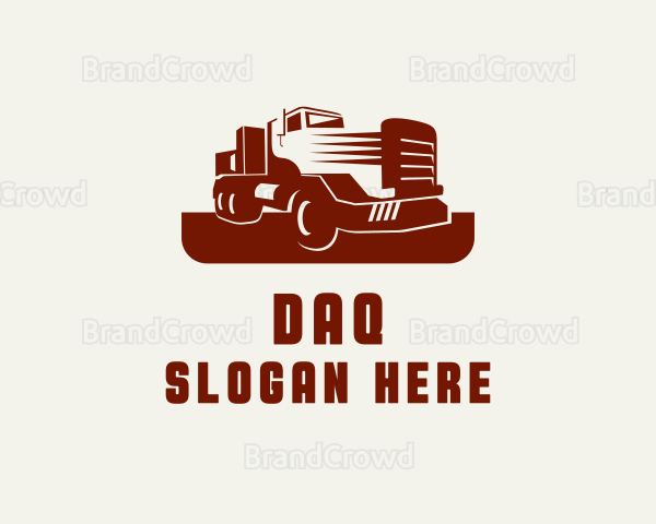 Big Transport Truck Logo