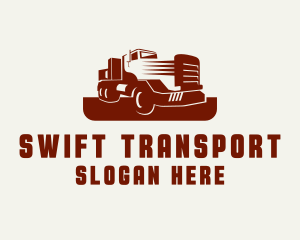 Big Transport Truck  logo design