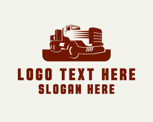 Big Transport Truck  Logo