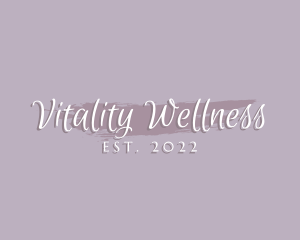 Watercolor Beauty Wellness logo design