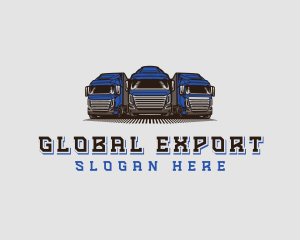 Export - Fleet Truck Logistics logo design