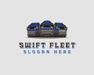 Fleet Truck Logistics  logo design