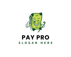 Payment - Money Investing Mascot logo design