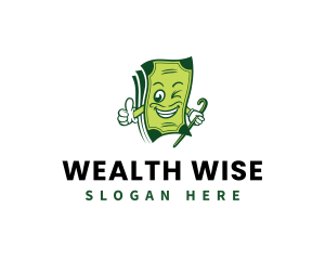 Money - Money Investing Mascot logo design