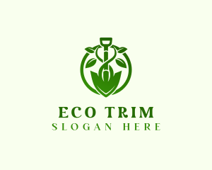 Shovel Eco Plant logo design