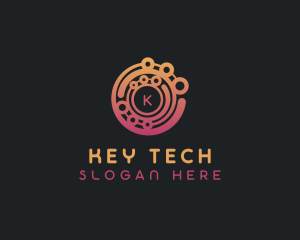 Technology Programming AI logo design