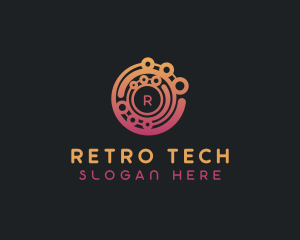 Technology Programming AI logo design