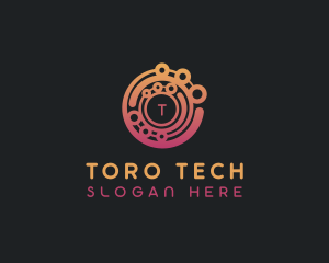 Technology Programming AI logo design