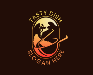 Dish - Wok Cooking Restaurant logo design