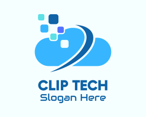 Blue Cloud Tech logo design