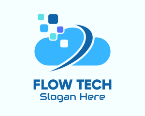 Blue Cloud Tech logo design