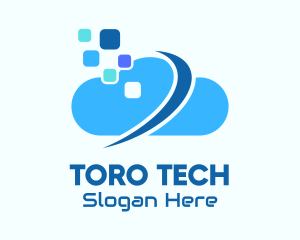 Blue Cloud Tech logo design