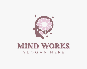 Flower Mental Therapy logo design