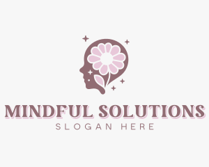 Mental - Flower Mental Therapy logo design