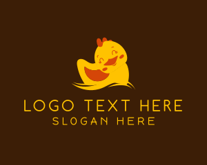 Toy - Cute Smiling Duck logo design