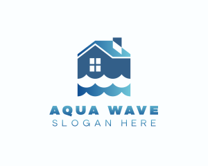 Wave Residential Housing logo design