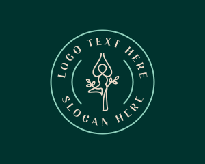 Healing - Yoga Fitness Lifestyle logo design