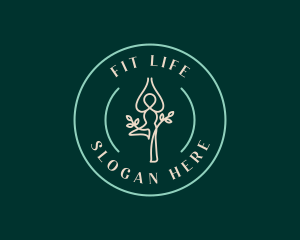 Yoga Fitness Lifestyle logo design