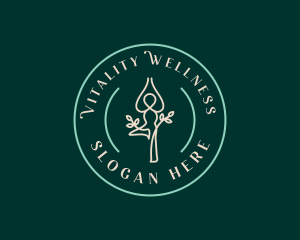 Yoga Fitness Lifestyle logo design