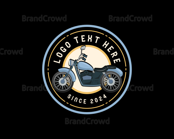 Travel Motorcycle Rider Logo