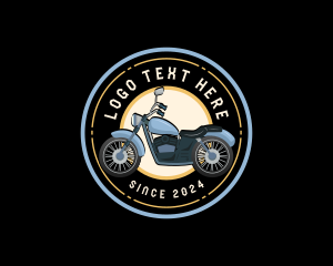 Travel Motorcycle Rider Logo
