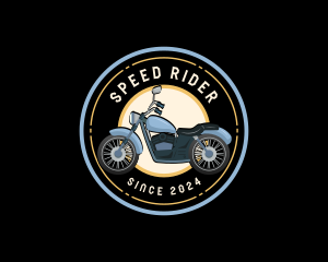 Travel Motorcycle Rider logo design